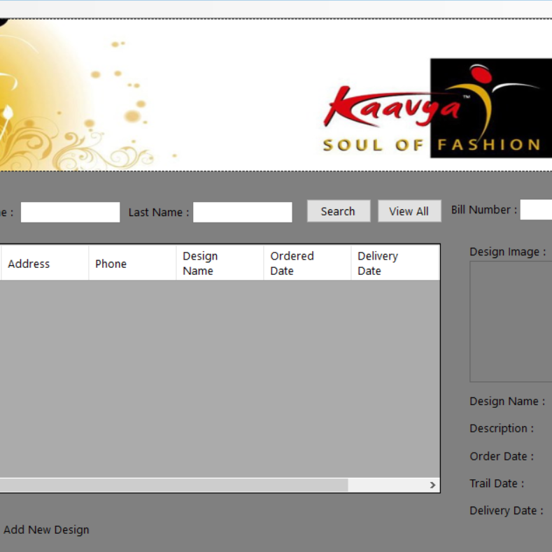 Kaavya Customer Management System